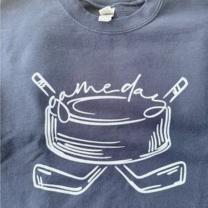 Gildan Hockey “Game Day” Navy Sweatshirt